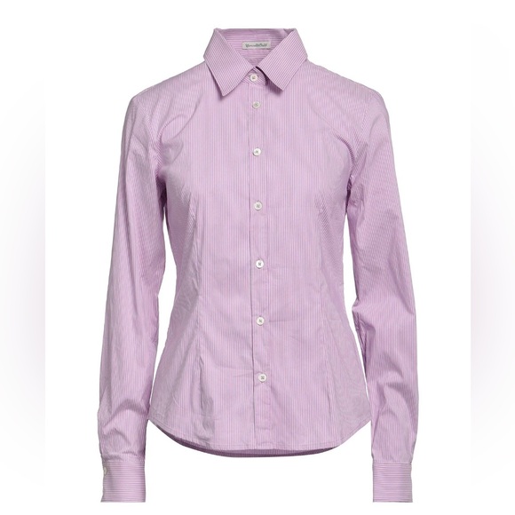 Women's Purple Button Down Shirt - Picture 1 of 5